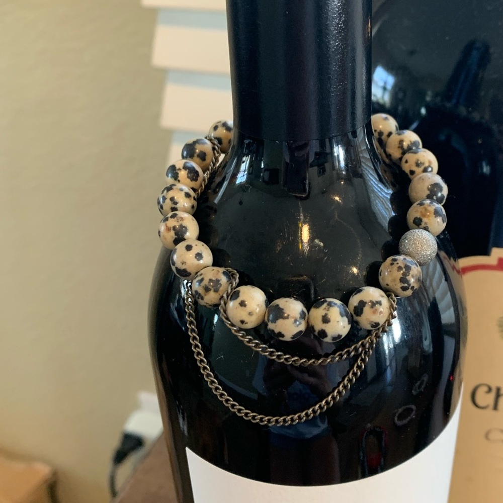 Chocolate Chip Beaded Bracelet